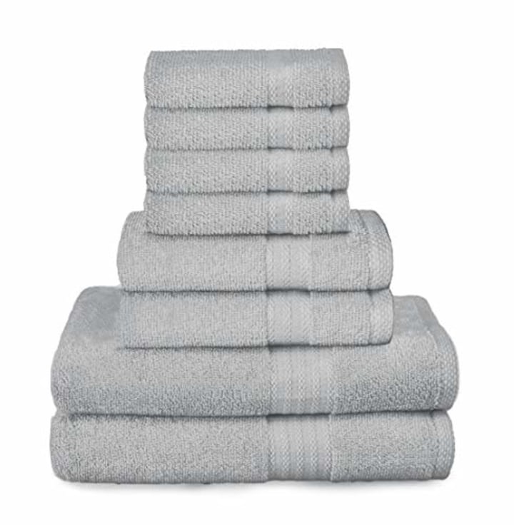 Ultra Soft 8 Piece Towel Set