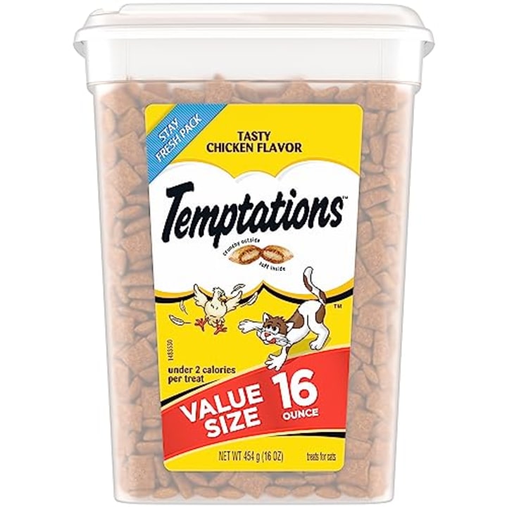Temptations Classic Crunchy and Soft Cat Treats Chicken Flavor