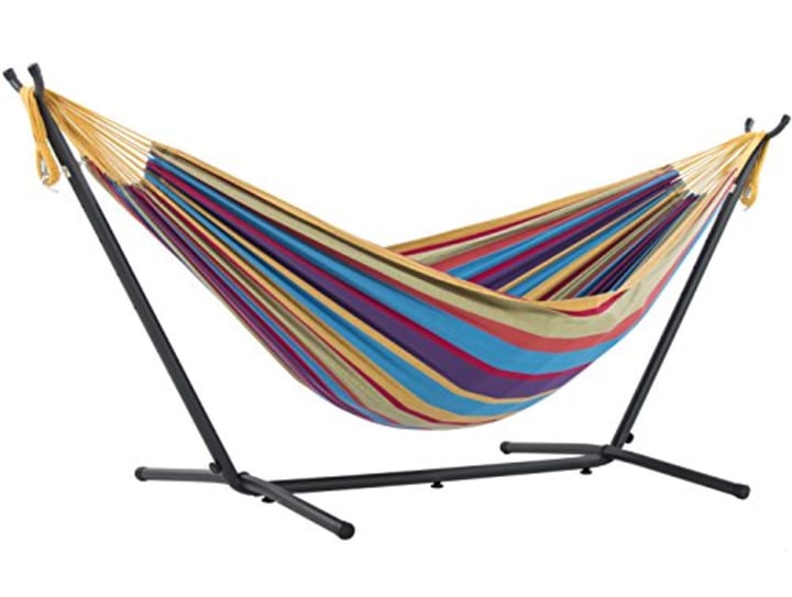 Vivere Double Cotton Hammock With Stand