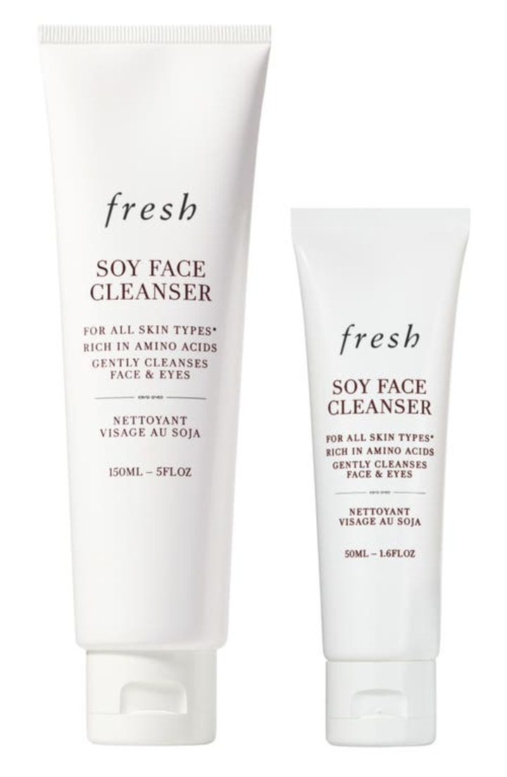 Fresh(R) Cleanse Around the Clock Soy Face Cleanser Duo Set $54 Value at Nordstrom
