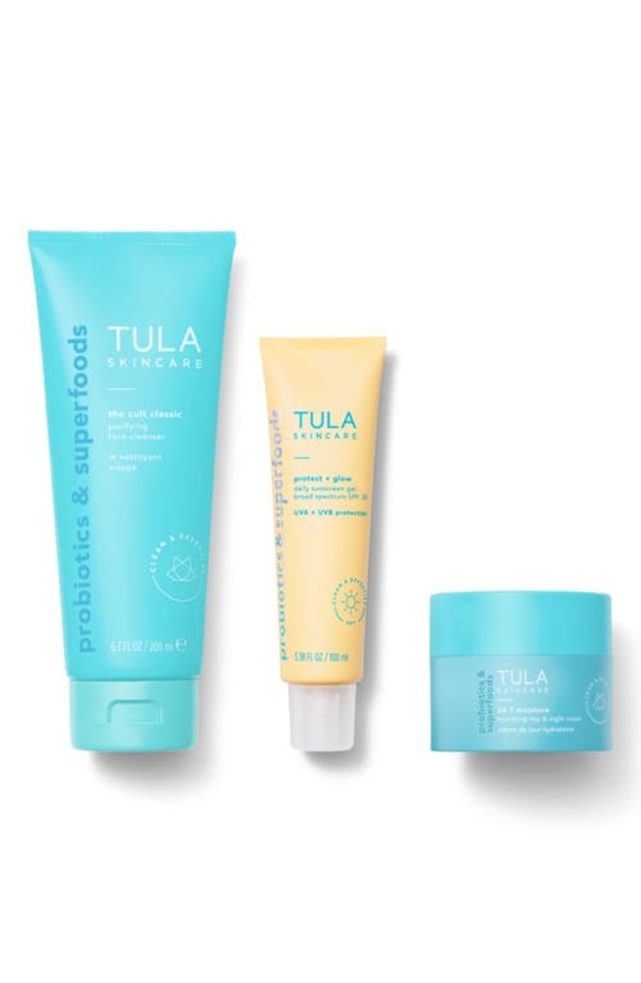 TULA Skincare Everyday Glow Best Selling Essentials Set $146 Value at Nordstrom