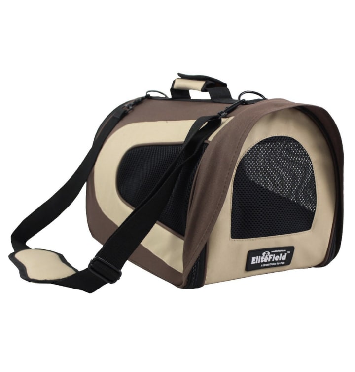 EliteField Deluxe Soft Airline-Approved Dog and Cat Carrier Bag