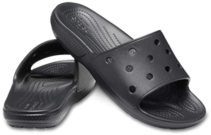 Crocs Unisex Classic Slide Sandals, Digital Violet, 5 Men/7 Women