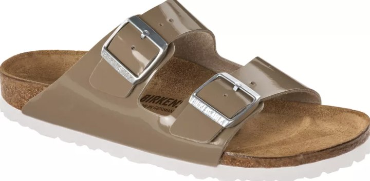 Birko-Flor Patent Sandals