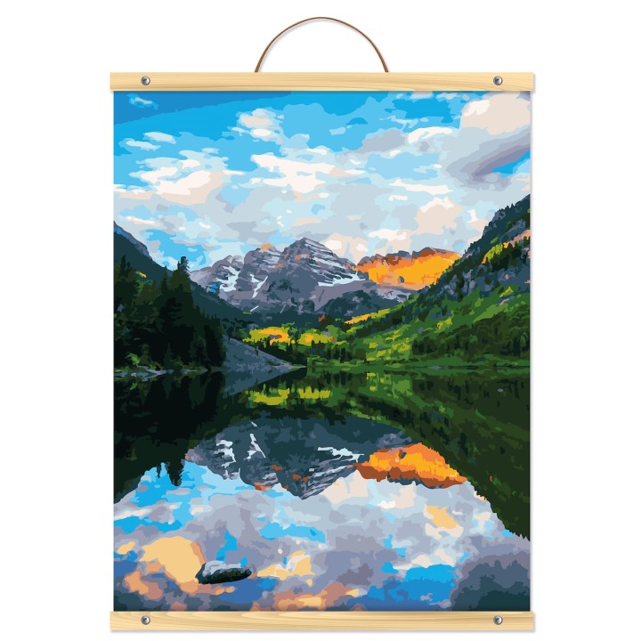 Mountain Scene Paint-by-Number Kit by Artist&#039;s Loft(TM) Necessities(TM)