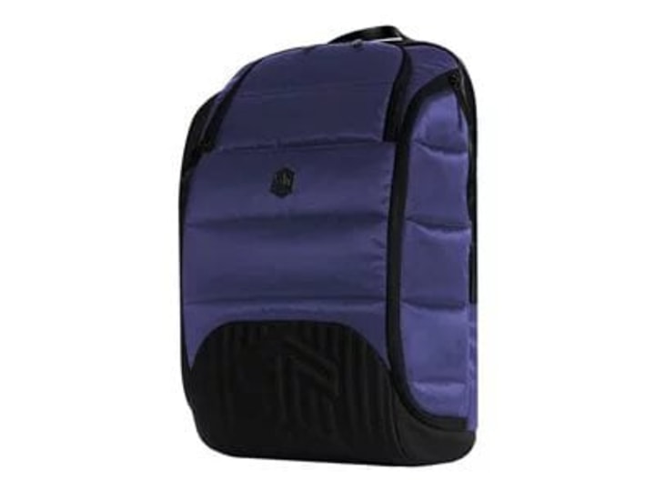 STM Dux 30L Premium Tech Backpack - Carry On Travel Laptop Backpack (Fits 17&quot; Laptops) - Customizable Storage Shelves, Water Resistant &amp; Luggage Passthrough - Black (stm-111-333Q-01)