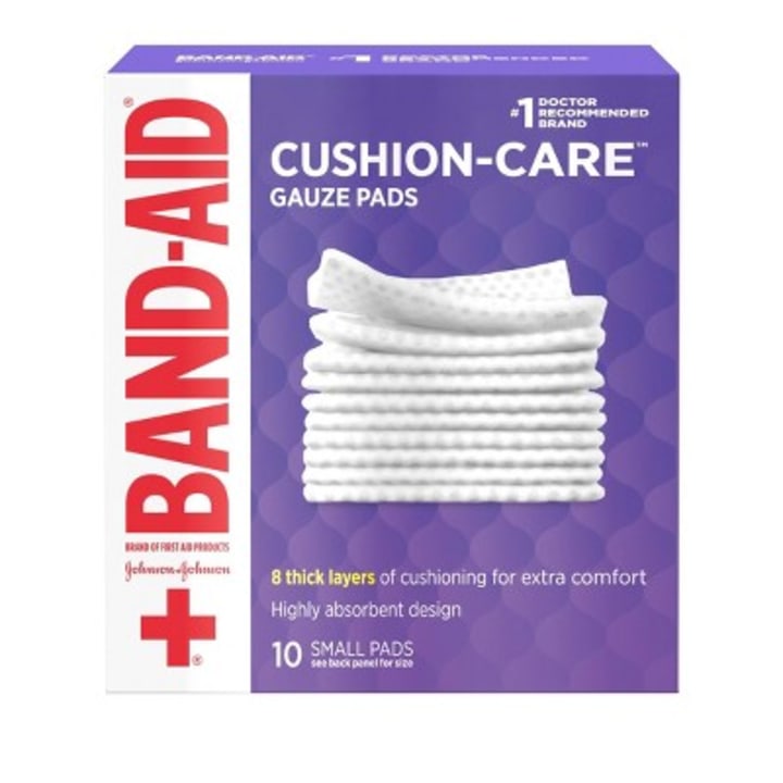 Johnson &amp; Johnson Brand Cushion Care Gauze Pads