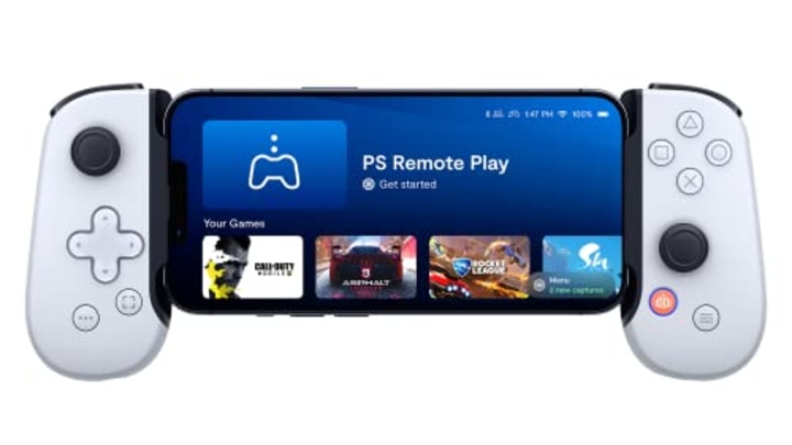 BACKBONE One Mobile Gaming Controller for iPhone [PlayStation Edition] - Enhance Your Gaming Experience on iPhone - Play Xbox, PlayStation, Call of Duty, Roblox, Minecraft, Genshin Impact &amp; More