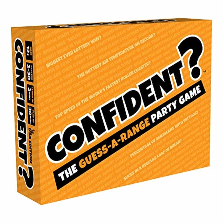 CONFIDENT? Board Game | Great Group Party Game for Family Game Night | Trivia with a Twist for Adults, Kids &amp; Teens | Ages 8+ | 2-30 Players | Average Playtime 30 Minutes | Made by Confident Games