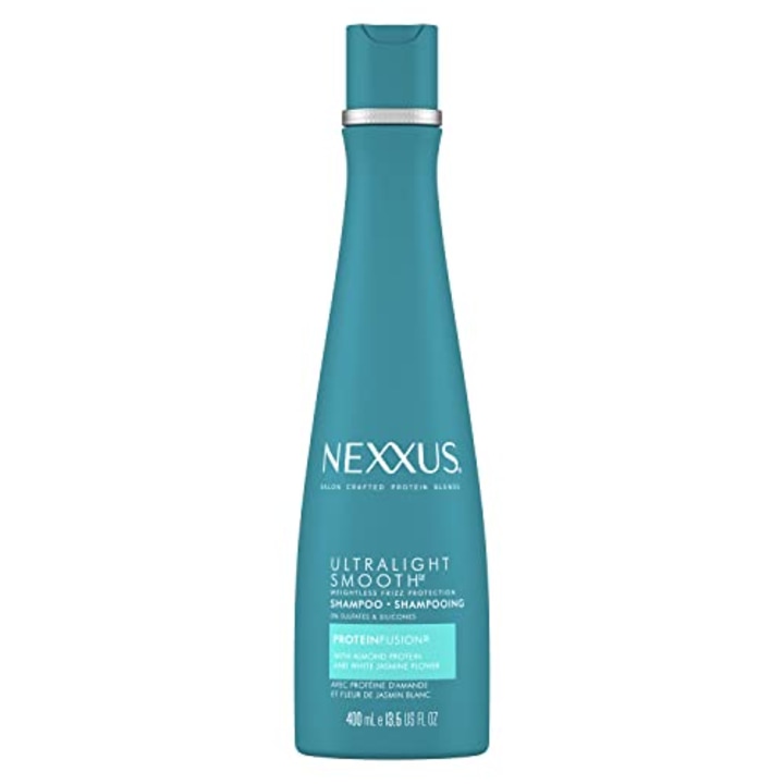 Nexxus Ultralight Smooth Shampoo for Dry and Frizzy Hair Weightless Smooth Hair Treatment to Block Out Frizz 13.5 fl oz