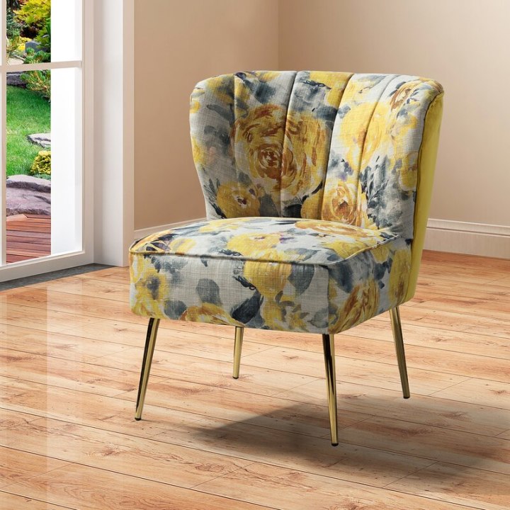 Wade Logan(R) Amelianna Tufted Polyester Side Chair
