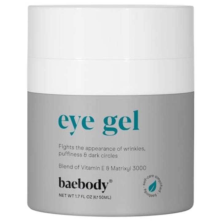 Baebody Critically Acclaimed Eye Gel Balm Treatment Products, Under Eye Cream for Dark Circles and Puffiness, Eye Bags Treatment Women &amp; Men, Peptide &amp; Aloe 1.7 Fl Oz