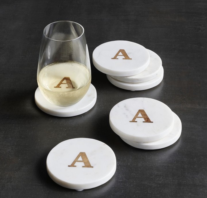 Handmade Alphabet Coasters