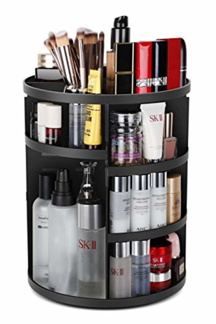 Bathroom Countertop Storage Shelf, Metal Makeup Organizer And Storage Box,  2-tier Vanity Makeup Storage Shelf For Skincare And Cosmetics, Iron Vanity  Bathroom Countertop Storage Shelf (black)