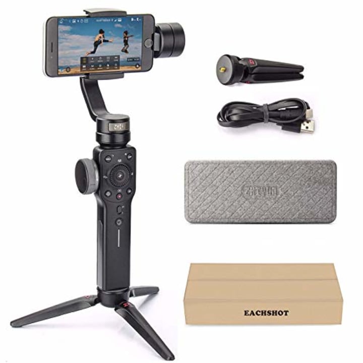 Zhiyun Smooth 4 [Official] Handheld Smartphone Gimbal (with Tripod), Black