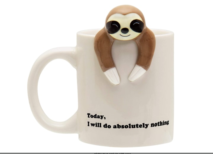 Lazy Sloth Coffee Mug