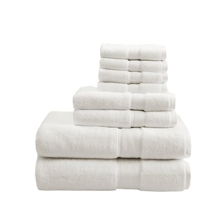 Signature Cotton 8-piece Antimicrobial Towel Set