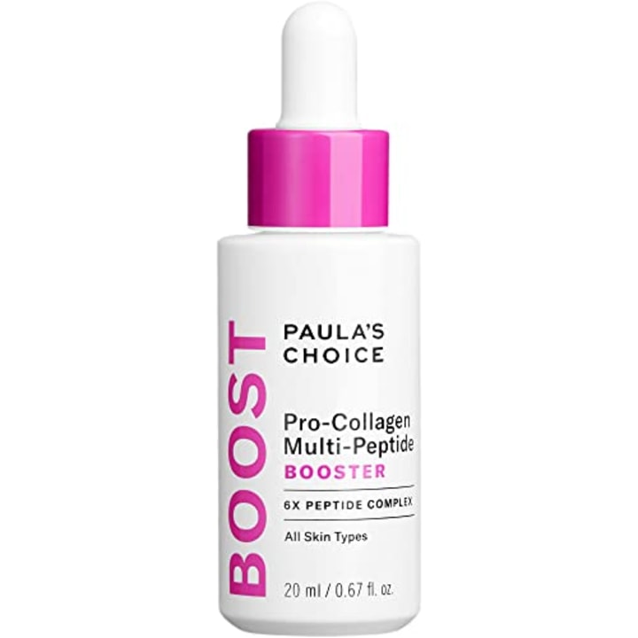 Paula's Choice Pro-Collagen Multi-Peptide Booster Serum for Fine Lines &amp; Wrinkles, Supports Collagen Production with Plumping Hyaluronic Acid &amp; Amino Acids, Fragrance-Free &amp; Paraben-Free, 0.67 Ounces