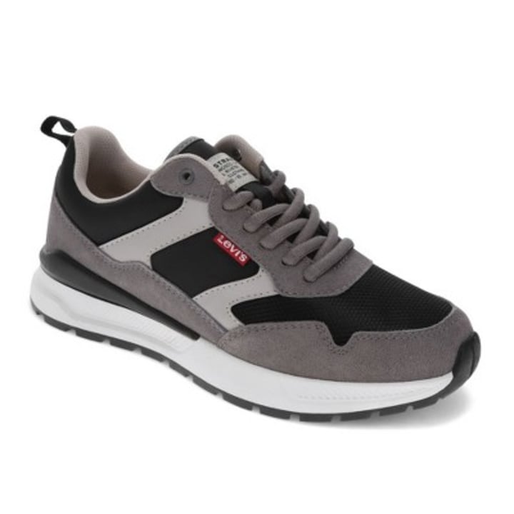 Levi&#039;s Womens Oats 3 Vegan Leather Casual Trainer Sneaker Shoe