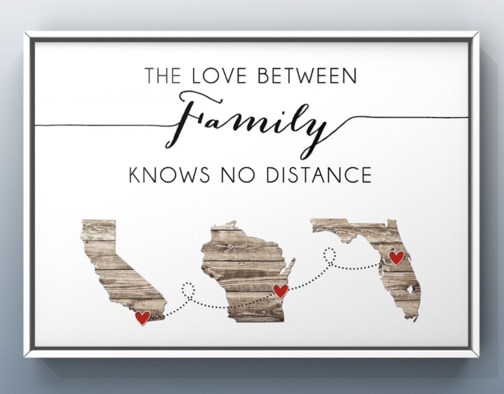 Long Distance Family Print