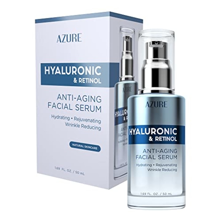 Azure Skincare Hyaluronic and Retinol Facial Serum - 1.69 fl oz