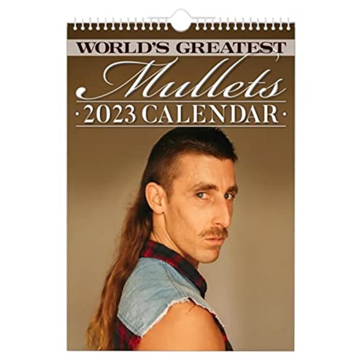 World&#039;s Greatest Mullets 2023 Wall Calendar