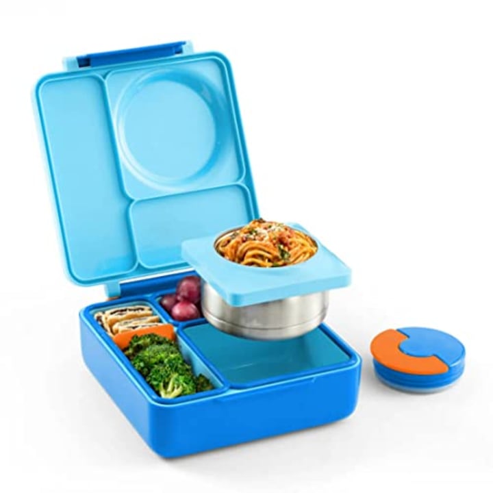 2 Layers Thermal Lunch Box for Kids Thermos Food Container