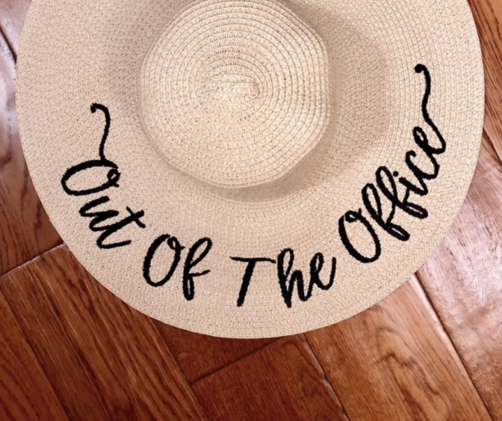 Out of Office Floppy Sun Hat