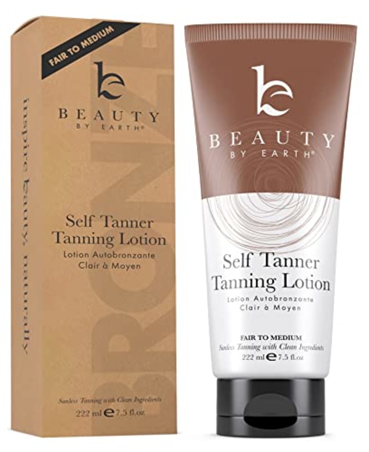 Beauty by Earth Self Tanner Tanning Lotion