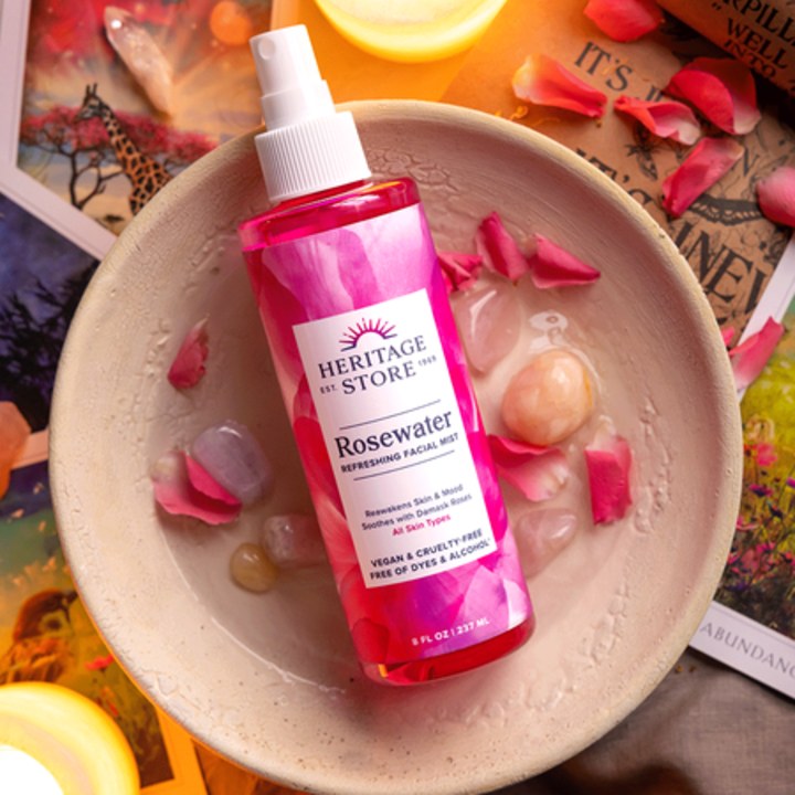Heritage Store Rosewater &amp; Glycerin Hydrating Facial Mist