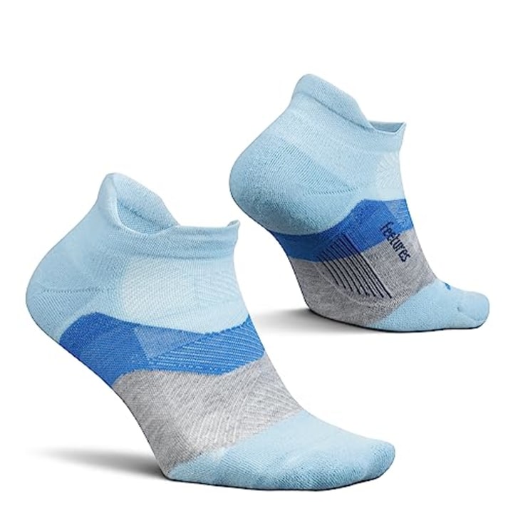 Feetures Elite Max Cushion No Show Tab - Running Socks for Men &amp; Women - Athletic Compression Socks - Moisture Wicking