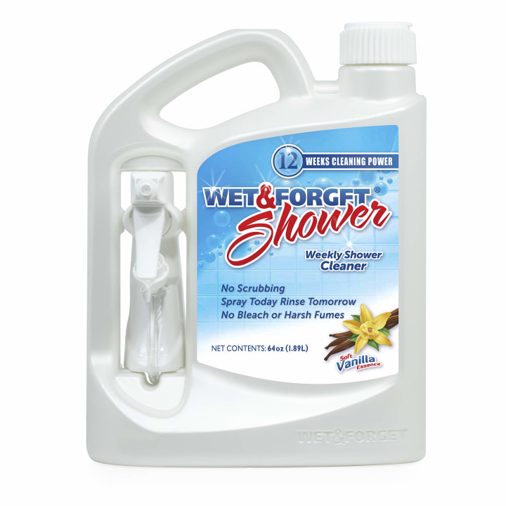 Wet &amp; Forget Shower Cleaner Weekly Application Requires No Scrubbing, Bleach-Free Formula, 64 Ounce (Pack of 1)