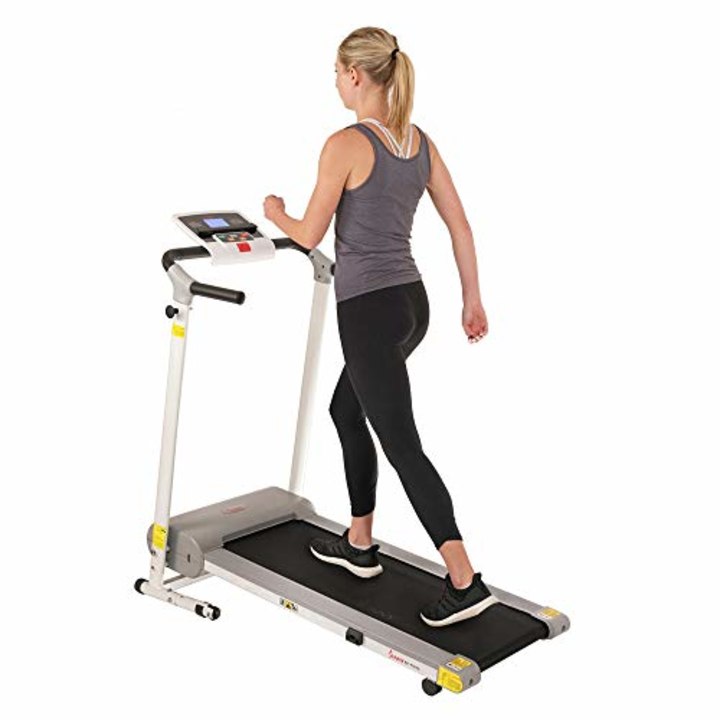 Sunny Health &amp; Fitness Electric Folding Treadmill