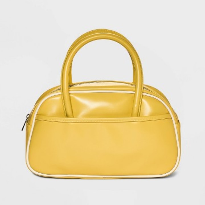 Faux Leather Handbag - Future Collective(TM) with Reese Blutstein Light Yellow