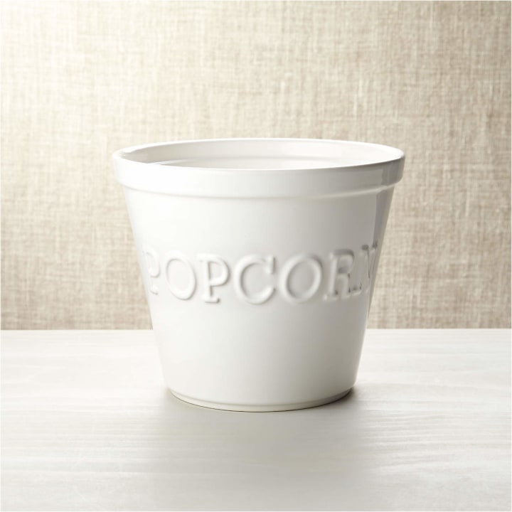 Crate and Barrel Large Popcorn Bowl
