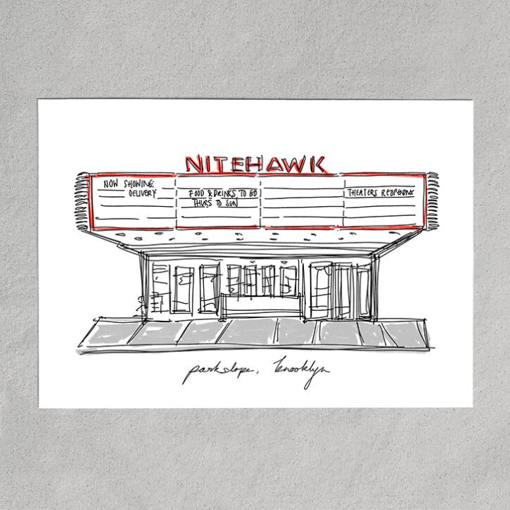 Nitehawk Cinema Art Print