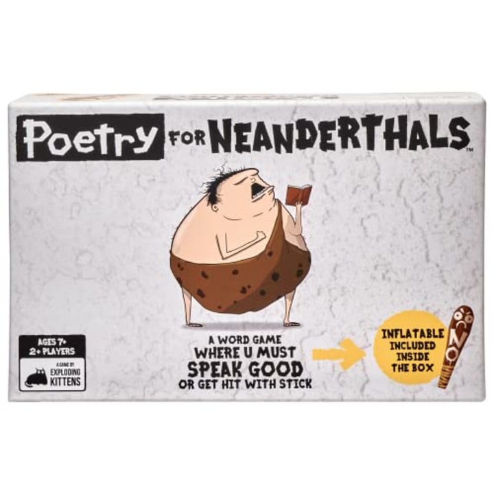 Poetry for Neanderthals by Exploding Kittens - Family Card Game - Card Game for Adults, Teens &amp; Kids