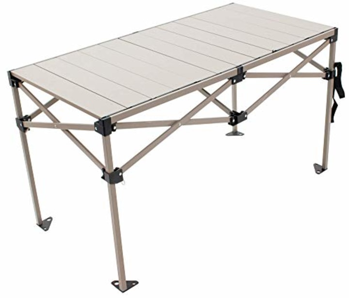 Rio Gear Outdoor Camping Aluminum Roll Top Table