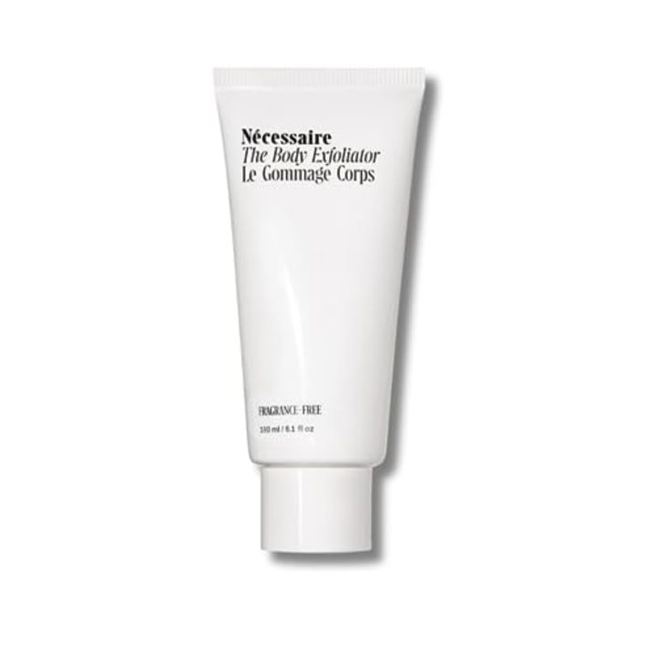 N?cessaire The Body Exfoliator. Fragrance-Free. AHA/BHA/PHA. Resurface Skin. Smooth KP and Rough Patches. Hypoallergenic. Dermatologist-Tested. 180 ml / 6.1 fl oz