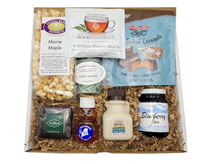 Maine Gluten Free Box - Blueberry Jam, Honey, Salted Caramels and more - Great gift for Mothers Day or Christmas