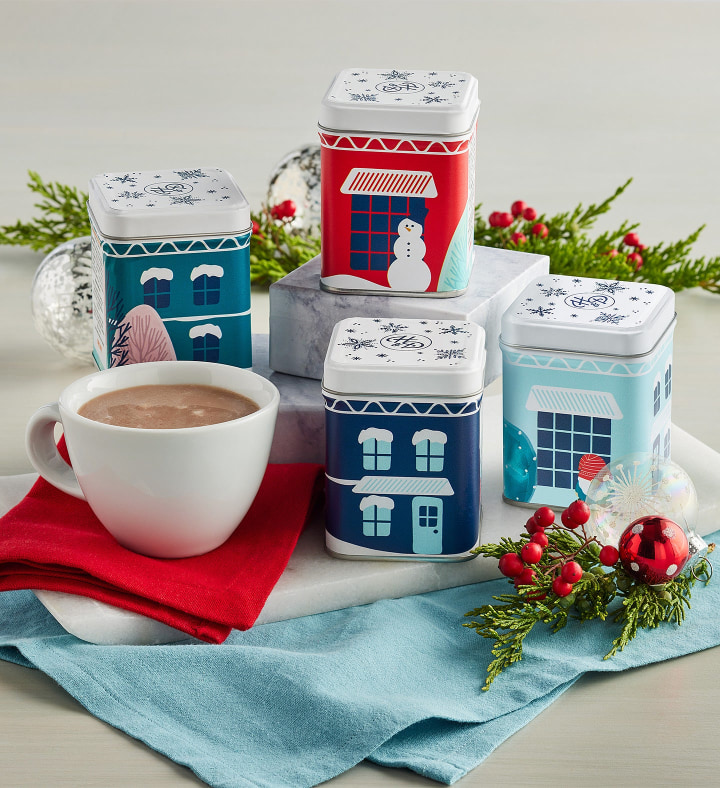 Harry and David Holiday Hot Chocolate Tin Collection