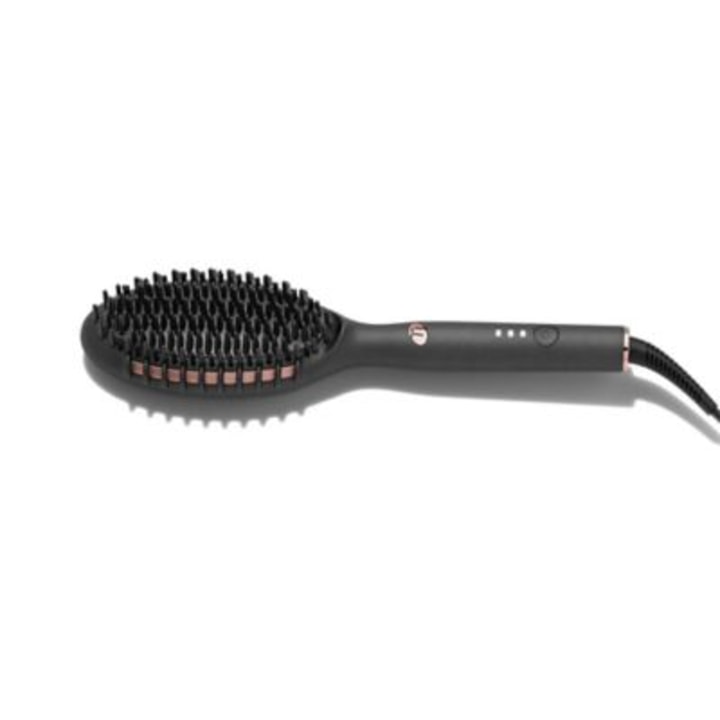 T3 Edge Heated Smoothing And Styling Brush In Black