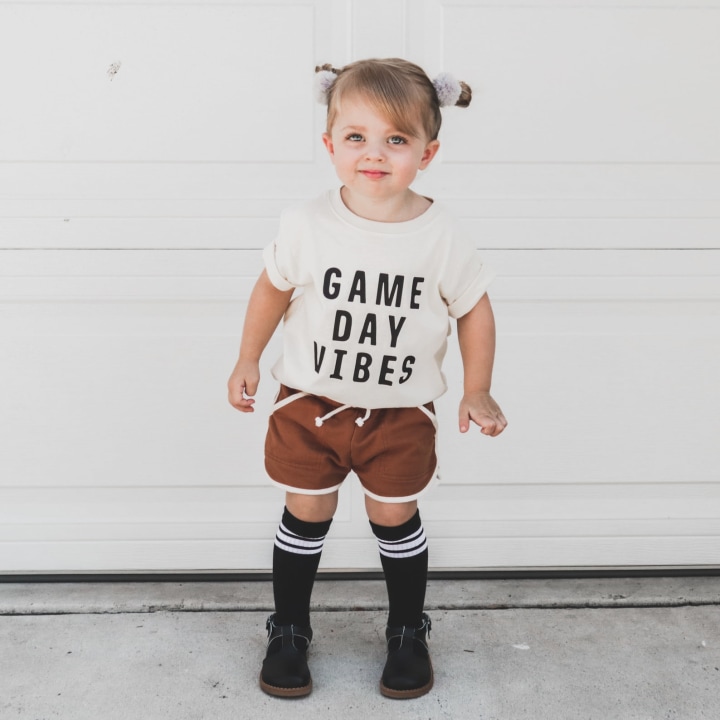 EliandEmery Game Day Vibes Kids T-Shirt