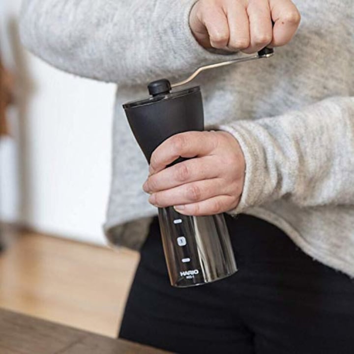 Hario Ceramic Mini-Slim Plus Manual Coffee Grinder