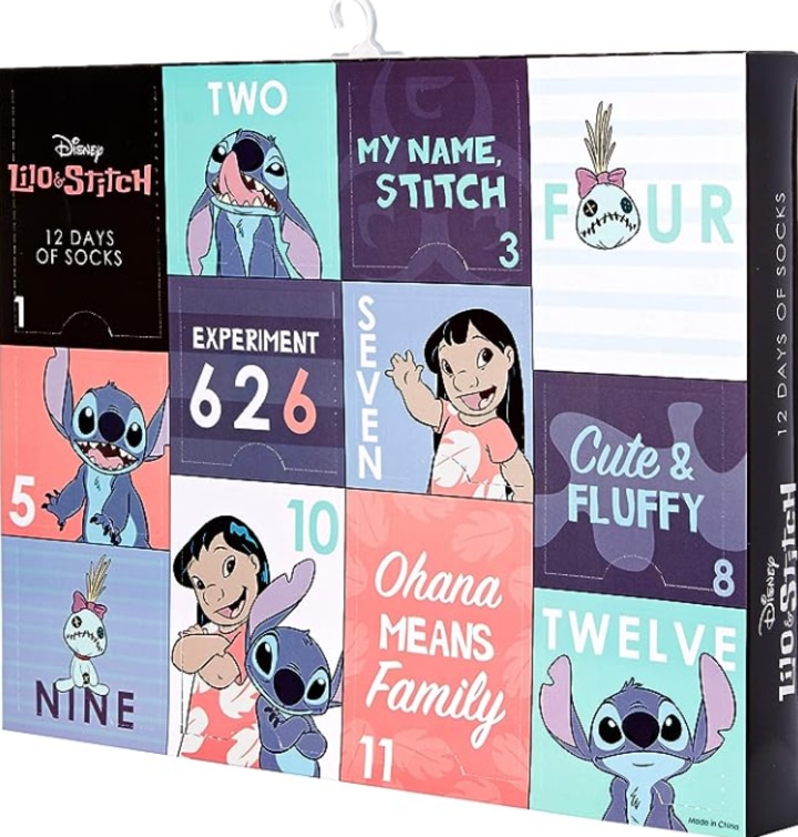 "Lilo & Stitch" Sock Advent Calendar