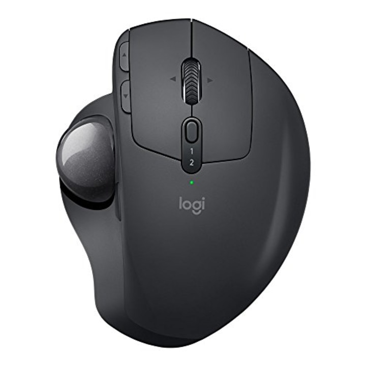 Logitech MX Ergo Wireless Mouse. Best laptop stands and ergonomic desktop accessories.
