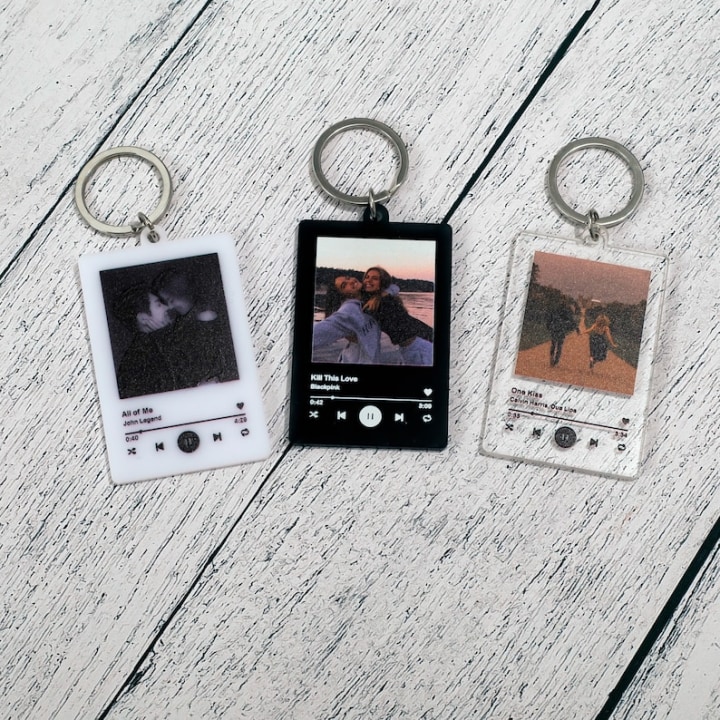 Personalized Song Keychain