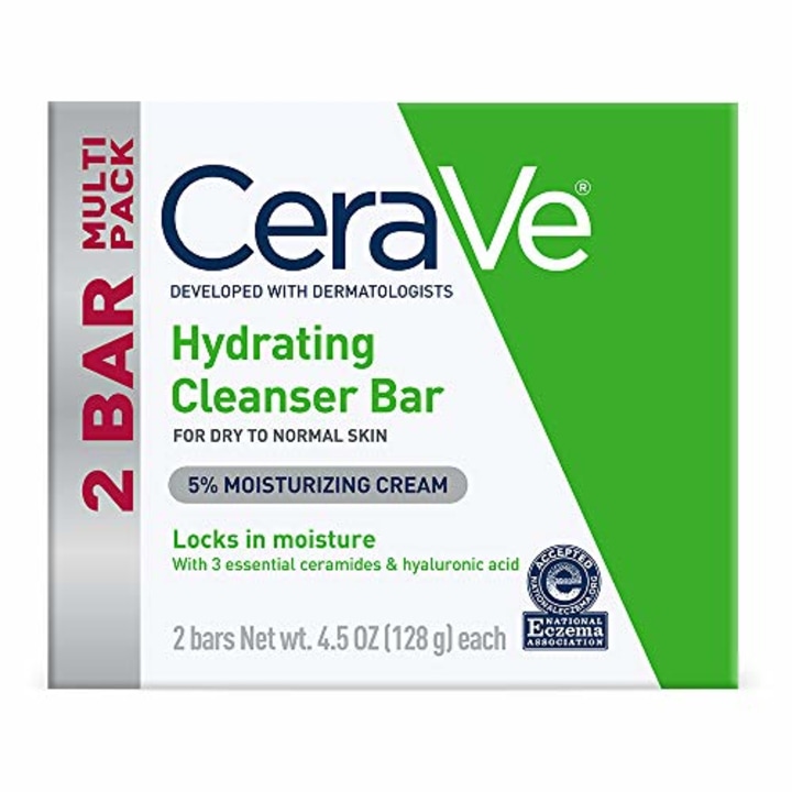CeraVe Hydrating Cleanser Bar (Pack of 2)
