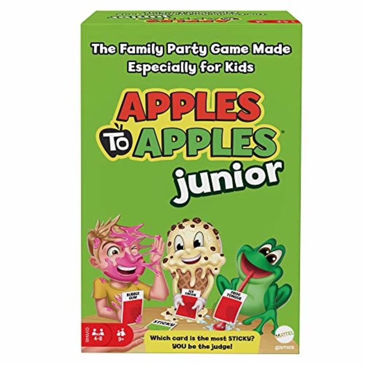 Apples to Apples Junior Kids Game, Card Game for Family Night with Kid-Friendly Words to Make Crazy Combinations [Amazon Exclusive]