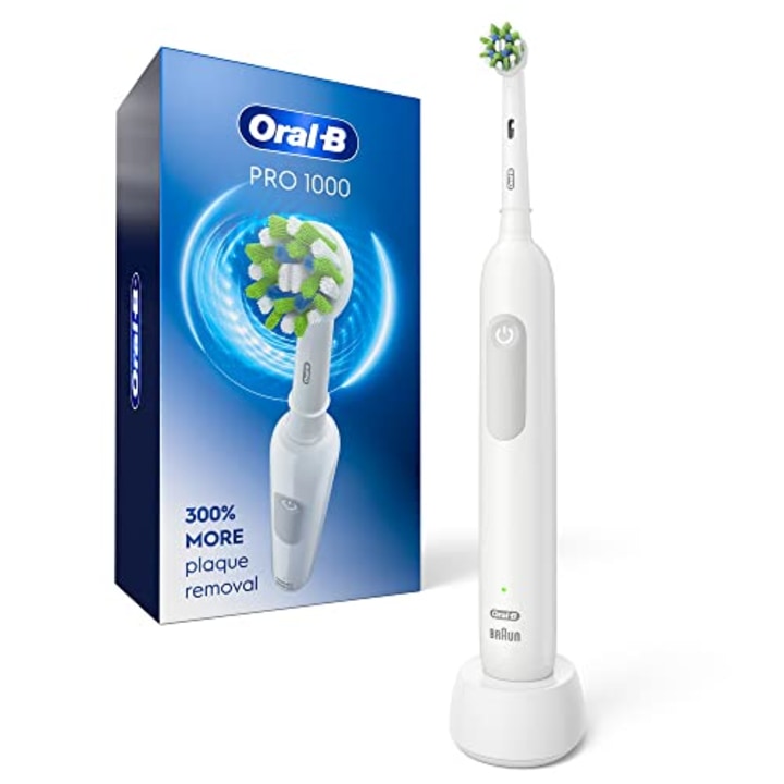 FOR BFCM BACON - Oral-B Pro 1000 Rechargeable Electric Toothbrush, White